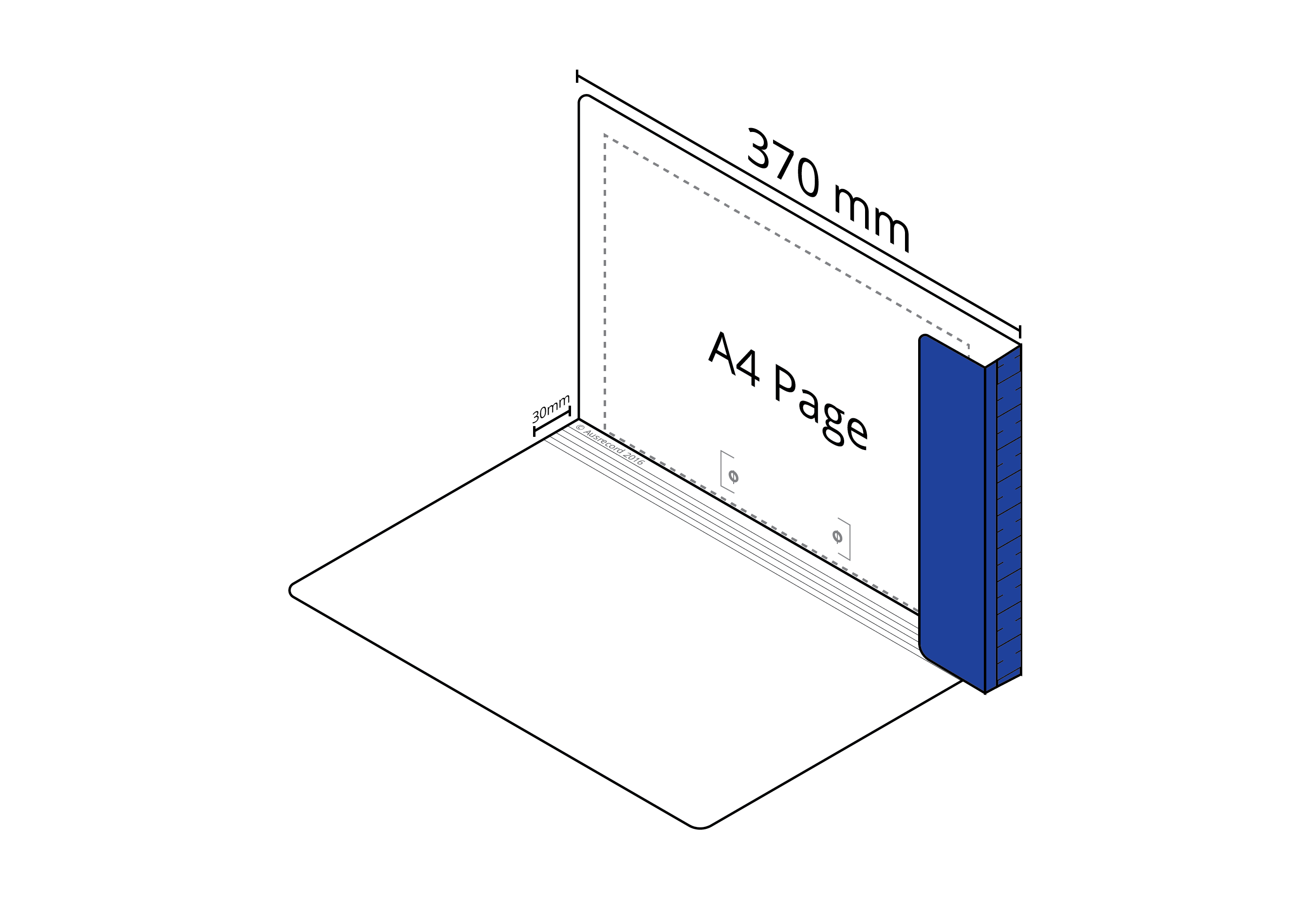 2D File Dark Blue – Ausrecord